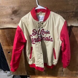 Genuine Merchandise Red and Cream Jacket